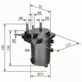 Фильтр топливный Bosch 0450907012 (фото 1)