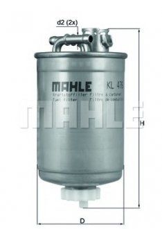 Фільтр паливний FORD Mahle KL 476D (фото 1)