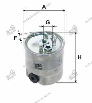 Фильтр топливный WIX FILTERS WF8454 (фото 1)