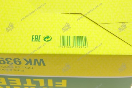 Фильтр топливный MANN WK 939/3