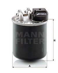Фильтр топливный MANN WK 820/20 (фото 1)