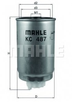 Фільтр паливний Dodge Caliber 2.2 CRD 10-11/Fiat Freemont 2.0 JTD 11- Mahle KC 487 (фото 1)