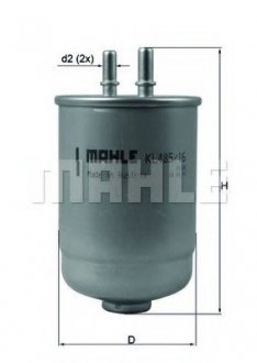 Фильтр топливный Mahle KL 485/16 D (фото 1)