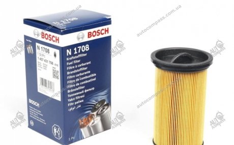 Фільтр паливний БМВ 3 (Е46) Двигун М47 Bosch 1457431708 (фото 1)
