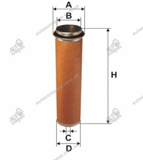 Фільтр повітряний вставка 414W WIX FILTERS 46532E (фото 1)