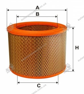 Фільтр повітряний WIX FILTERS 93206E (фото 1)