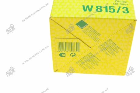 Фільтр масляний MANN W 815/3
