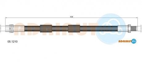 Тормозной шланг ADRIAUTO 05.1210 (фото 1)