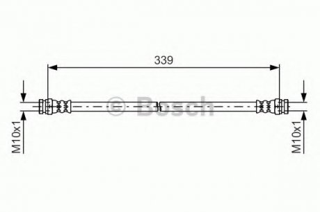 Тормозной шланг Bosch 1987481578 (фото 1)