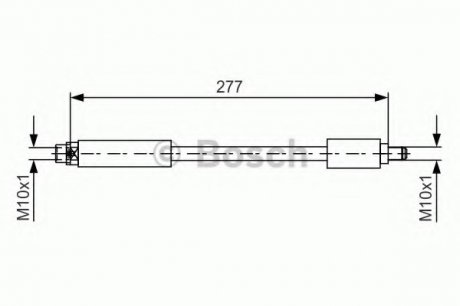 Тормозной шланг Bosch 1987481616 (фото 1)