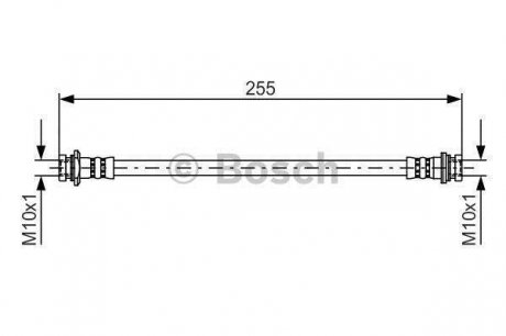 Тормозной шланг Bosch 1987481402 (фото 1)