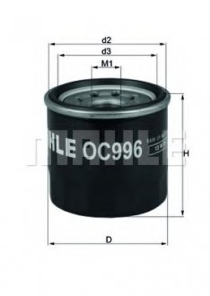 Фильтр масляный Mahle OC 996 (фото 1)