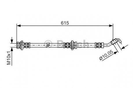 Тормозной шланг Bosch 1987476363 (фото 1)
