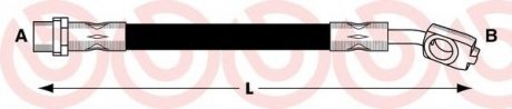 Тормозной шланг BREMBO T85068