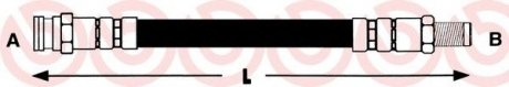 Тормозной шланг BREMBO T23037 (фото 1)