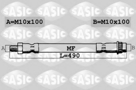 Тормозной шланг SASIC 6600007 (фото 1)