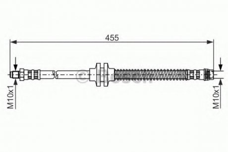 Тормозной шланг Bosch 1987476126 (фото 1)
