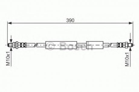 Тормозной шланг Bosch 1987476603 (фото 1)