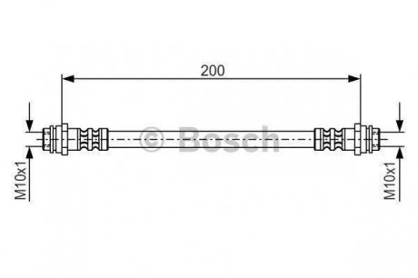Тормозной шланг Bosch 1987476946 (фото 1)