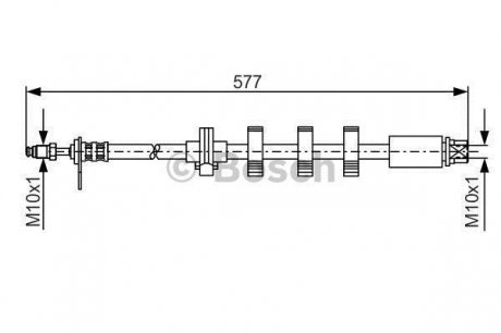 Тормозной шланг Bosch 1987476809 (фото 1)