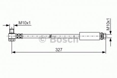 Тормозной шланг Bosch 1987476095 (фото 1)