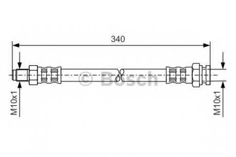 Тормозной шланг Bosch 1987476121 (фото 1)