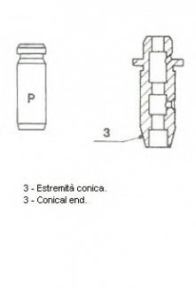 Направляюча клапана (вир-во) Metelli 01-S2960 (фото 1)