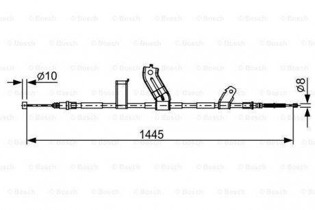 Тормозной трос Bosch 1987482523 (фото 1)