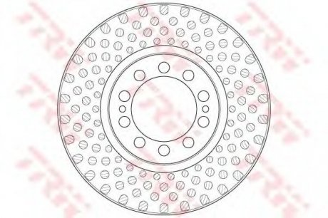 Тормозной диск TRW DF5025S (фото 1)