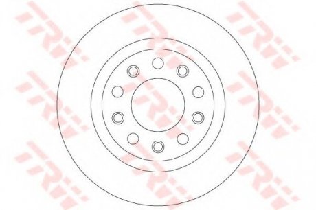 Тормозной диск TRW DF8070 (фото 1)