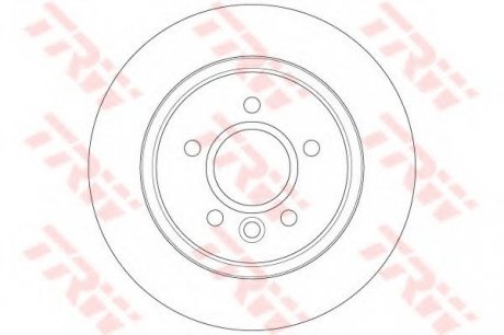 Тормозной диск TRW DF6535 (фото 1)