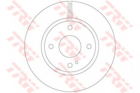 Гальмівний диск TRW DF6399 (фото 1)