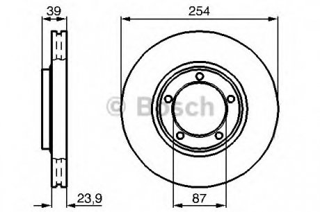 Тормозной диск Bosch 0986478714 (фото 1)