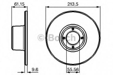 Тормозной диск Bosch 0986478811 (фото 1)