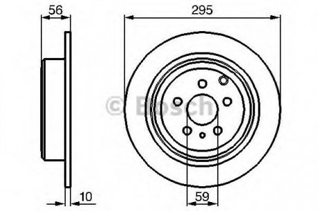 Тормозной диск Bosch 0986478435 (фото 1)