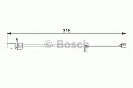 Датчик зносу колодок Bosch 1987474518 (фото 1)