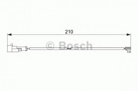 Датчик зношування гальм.колодок Bosch 1987474520 (фото 1)