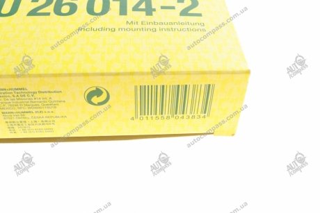 Фільтр салону (к-кт) MANN CU 26 014-2