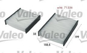 Фильтр салона Valeo 715556 (фото 1)