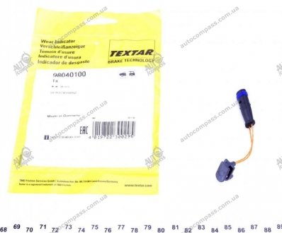 Датчик зносу гальмівних колодок TEXTAR 98040100 (фото 1)