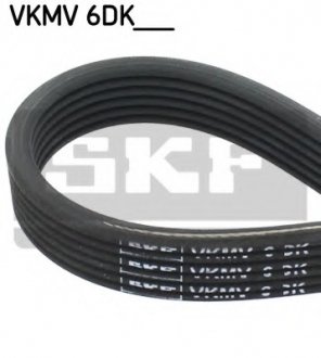 Ремінь поліклін. (вир-во) SKF VKMV6DK1195 (фото 1)