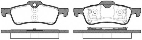 Тормозные колодки Mini Cooper (R50, R52, R53) REMSA 0862.00 (фото 1)
