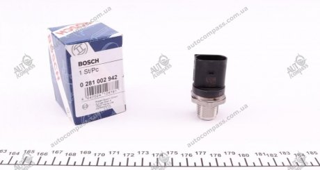 Датчик давл. топливной рейки Bosch 0 281 002 942 (фото 1)