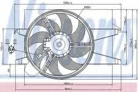 Вентилятор NISSENS 85583 (фото 1)