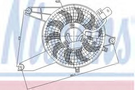 Вентилятор NISSENS 85370 (фото 1)