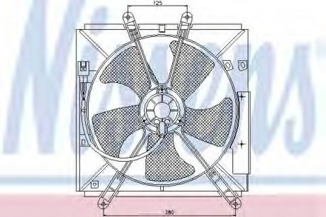 Вентилятор NISSENS 85330 (фото 1)