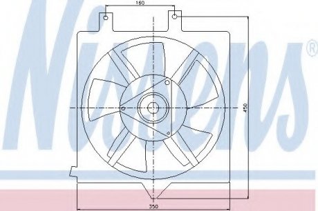 Вентилятор NISSENS 85281 (фото 1)