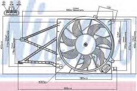 Вентилятор NISSENS 85176 (фото 1)