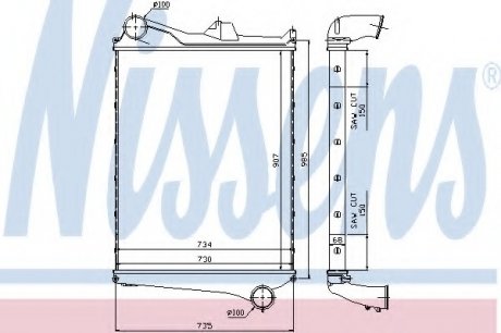 Интеркулер NISSENS 97006 (фото 1)