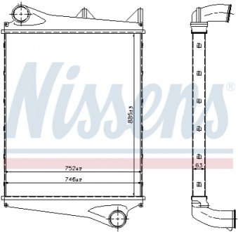 Інтеркулер NISSENS 96966 (фото 1)